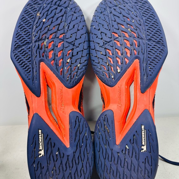 Babolat Jet Mach 3 All Court MEN Tennis Shoes Blue Ribbon US 14 - Picture 6 of 7